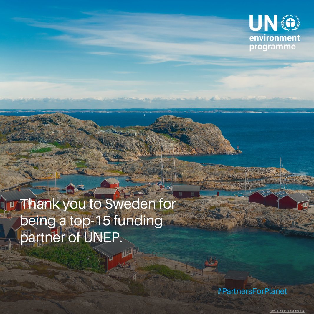 UN Environment Programme (UNEP) Europe 🌱 (@unep_europe) on Twitter photo A big thank you to Sweden🇸🇪 for being a top funding partner of the #EnvironmentFund.
From supporting UNEP's inception to strategizing for the future, Sweden has been a steadfast and valued partner of <a href="/UNEP/">UN Environment Programme</a> at every step.
#PartnersForPlanet A big thank you to Sweden🇸🇪 for being a top funding partner of the #EnvironmentFund.
From supporting UNEP's inception to strategizing for the future, Sweden has been a steadfast and valued partner of <a href="/UNEP/">UN Environment Programme</a> at every step.
#PartnersForPlanet