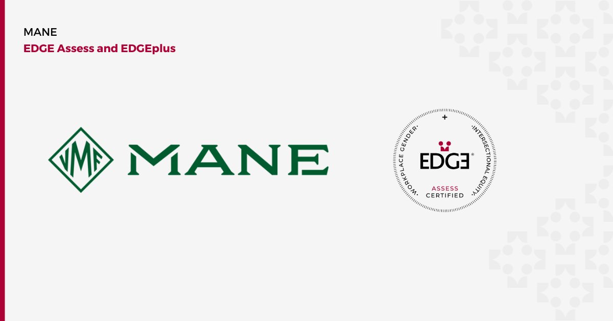 🌟 MANE is certified at the EDGE Assess level and EDGEplus, which recognizes its commitment towards workplace gender and intersectional equity.

We congratulate <a href="/ManeGroup/">MANE</a> for its gender and intersectional equity work!

🔗 edge-cert.org/article/mane-e…