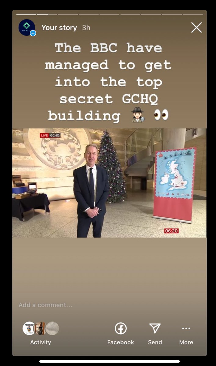 The building is full of excitement for the <a href="/GCHQ/">GCHQ</a> #gchqchristmaschallenge 
Pupils have come in having watched BBC breakfast clips on the bus!