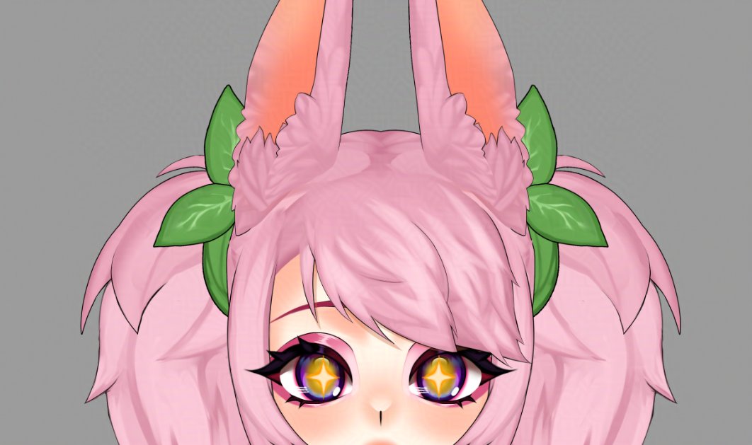 liz_torta's tweet image. I&apos;m working again on the bunny model, I&apos;ve made the pigtails better and I&apos;m adding the mascot.🫢
I also will fix the rigging and this will be sold as an adopt🥰

♡ + ↻ are very appreciated(｡✧ v ✧｡)
|  #vtubermodel #vtubercomm