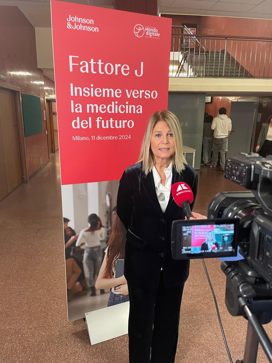 💬 "Con #FattoreJ costruiamo una cultura della #salute inclusiva e partecipativa. La scuola è il punto di partenza per un futuro di salute equa e sostenibile." – <a href="/MirtaMichilli/">Mirta Michilli</a>, direttrice generale <a href="/fmdigitale/">Fond. Mondo Digitale</a>   <a href="/JnJ_Italy/">J&J Innovative Medicine Italia</a> <a href="/IstTumori/">Istituto Tumori</a>