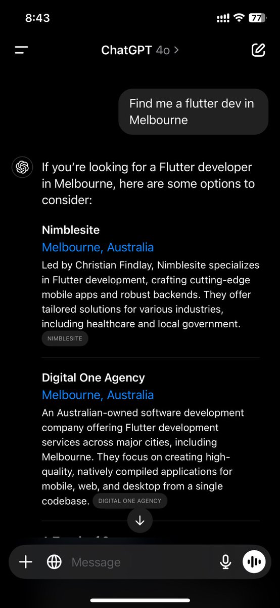 Nimblesite tweet media