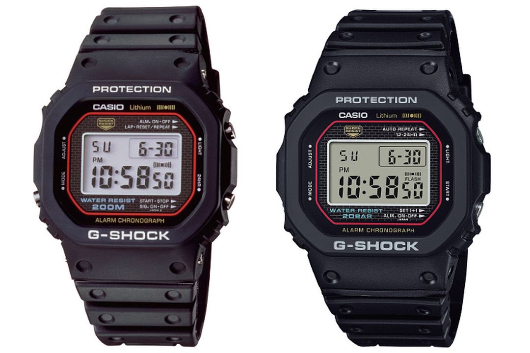 Casio G-Shock DW 5000 C 1983 vs DW 5000 R 2024. Gshock heads want it all. 
<a href="/CASIOJapan/">CASIO　カシオ計算機株式会社 ⌚🎹</a> #GShock #cashio