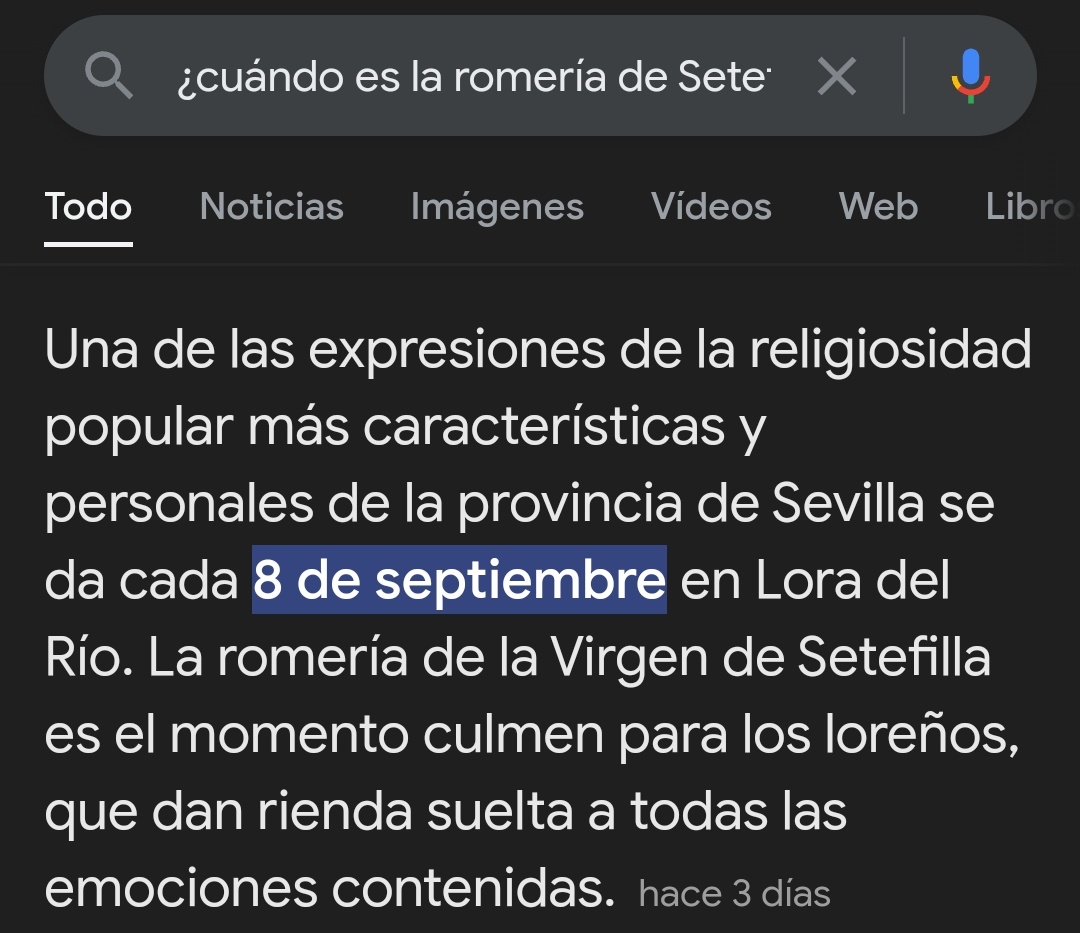 La realidad supera la ficción, pero seguramente más de uno ha buscado cuándo es la romería de la Virgen de Setefilla.