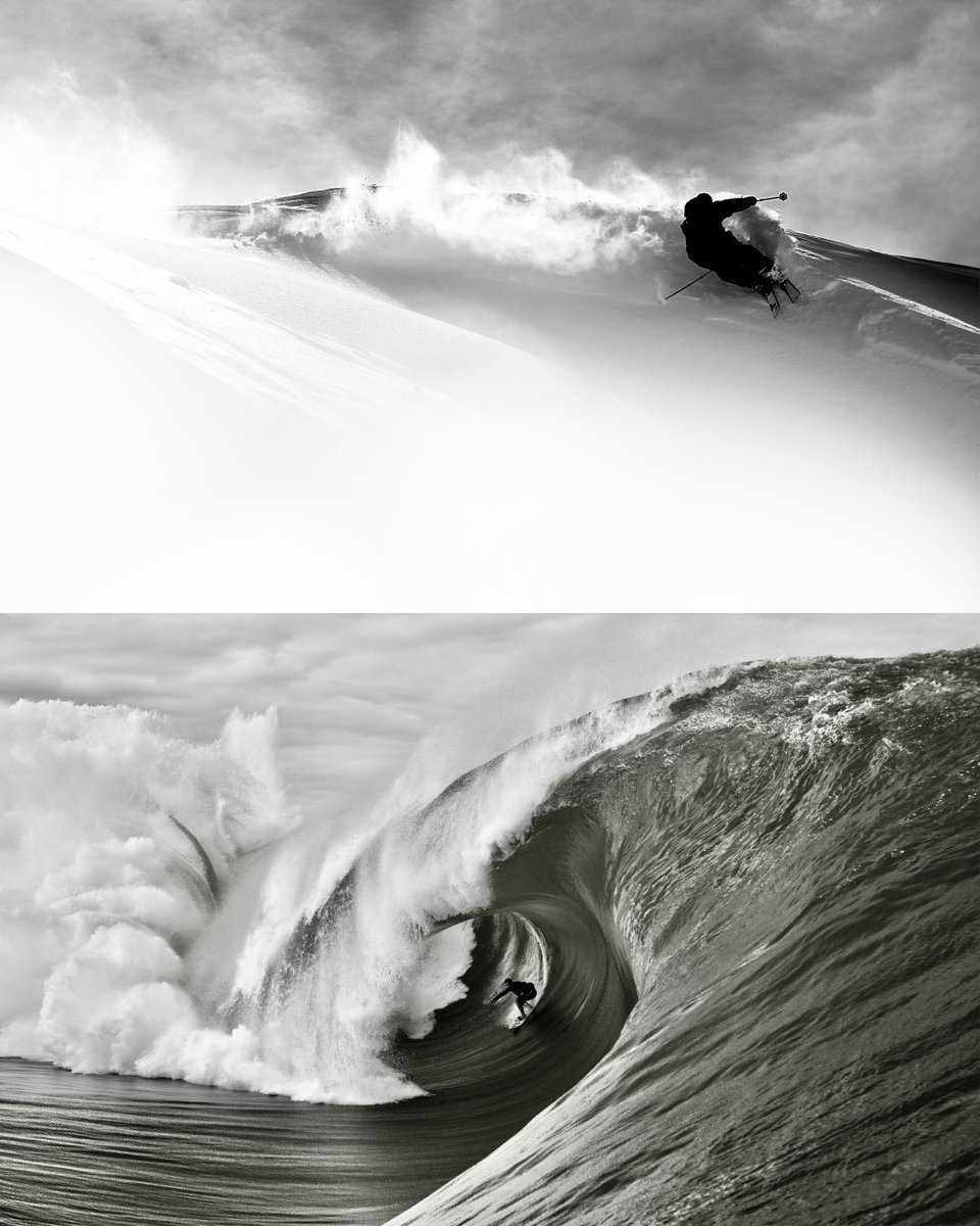No need for color with this B&amp;W WOW ⚫️⚪️

#redbullillume #action #sports #photography #surf #bike #ski #wakeboard #airtime