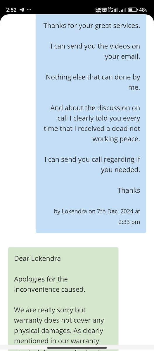 jsklokendra's tweet photo. @maxbhi 
It's about 
1pc of LCD Screen for Nokia C2-03 Touch and Type (replacement display without touch)

Order #8163547, Paid on 25th Nov 2024 at 3:52pm
Delivered on 11th Dec

Finally after replacement received nothing just a box with thermocol &amp; rubber ben https://t.co/jrh6HpkhKL