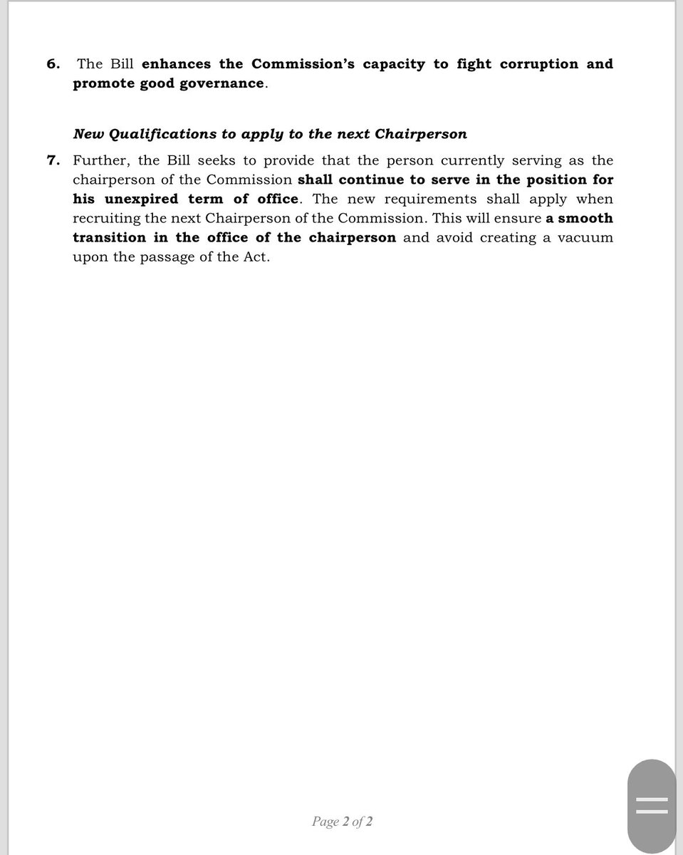 OliverMathenge's tweet photo. Ethics and Anti-Corruption Commission (Amendment) https://t.co/FsaecI4LeQ