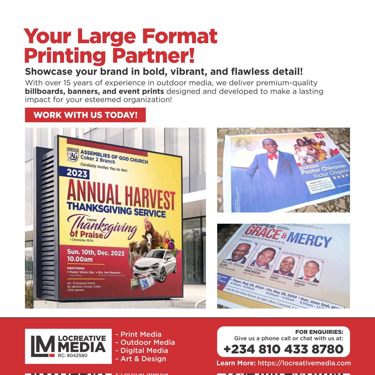 locreativemedia's tweet image. Dear Post Status Viewer, do you have an event coming up soon, a product you sell or a service you provide? Contact us today &amp;amp; let's help you generate ideal awareness for it with our LARGE-FORMAT PRINTING SERVICES.

#locreativemedia #printingservices #largeformatbanner