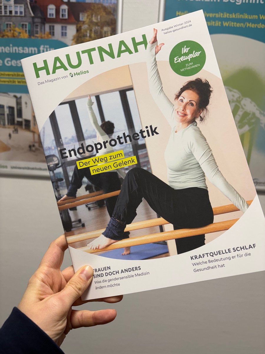 Die neue Winterausgabe 2024/25 des Hautnah Magazins ist da! 🎉 Mit spannenden Themen und Beiträgen unserer HUKW-Expert:innen:👨‍⚕️ Prof. Rasche &amp; Prof. Hofmann, 👨‍⚕️ Prof. Hensel, 👩‍⚕️ Prof. Thürmann❣️ Jetzt online lesen: 👉 helios-gesundheit.de/magazin/hautna…