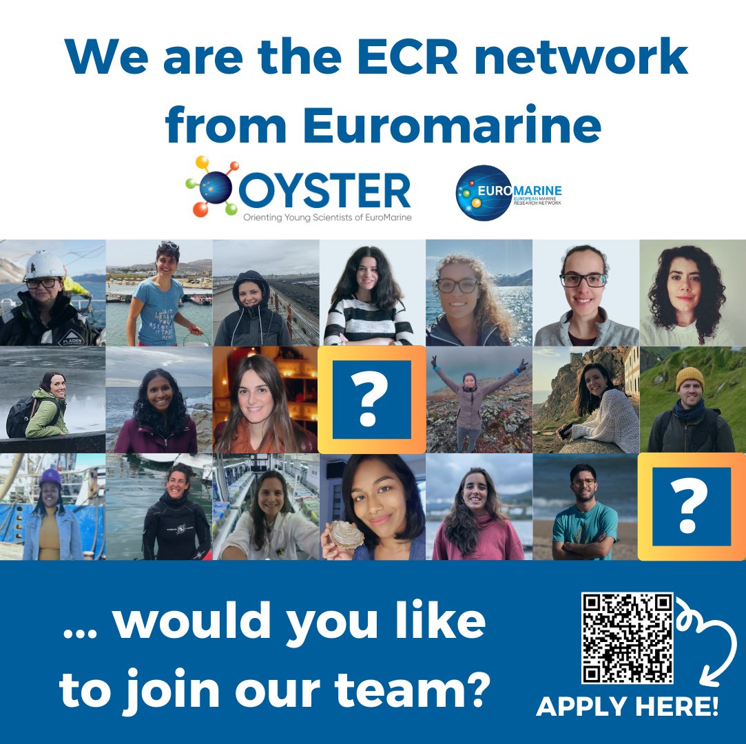 EuroMarine OYSTER (@em_oyster) on Twitter photo 📢 The deadline is approaching (next Monday, 16 Dec 24)! ⏳
Would you like to join our ECR network from <a href="/Euromarine_tw/">EuroMarine</a>? 🌊✨
Join us!!😁
🔗 Scan the QR code or visit euromarinenetwork.eu/news/oyster-s-… to apply. 📢 The deadline is approaching (next Monday, 16 Dec 24)! ⏳
Would you like to join our ECR network from <a href="/Euromarine_tw/">EuroMarine</a>? 🌊✨
Join us!!😁
🔗 Scan the QR code or visit euromarinenetwork.eu/news/oyster-s-… to apply.