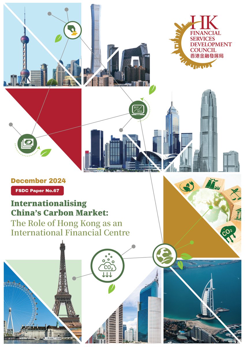 Explore implications of Hong Kong as the gateway to access one of the largest #carbontrading markets in China in #FSDC latest #researchpaper.

📖Access the full report here: bit.ly/3ZyAYM2
🎧Webinar recording: youtu.be/v5K2Wsevqgo

#carbontrading #sustainablefinance