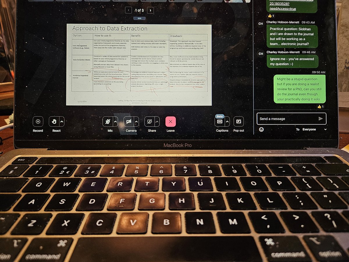 MichaelJohnNor1's tweet image. Hard to believe we are already at day 5 of our #realist #synthesis #Masterclass
Today we are #learning about #dataextraction in #realist #synthesis.
#phd #AcademicTwitter #phdlife @RCSI_il