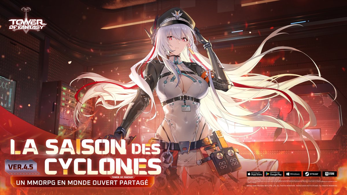 #TowerofFantasy ⚔ La saison des cyclones

Au cœur de la tempête, vous percevez une lueur d'espoir dans la nuit noire.
Une vérité inattendue apparaît…

Nouvelle version disponible le #24Déc