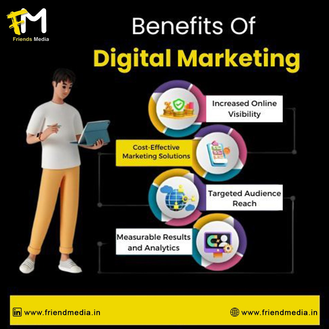 friendmedia's tweet image. Unlock the power of digital marketing with Friends Media! 🌐✨ Boost your online visibility, reach your target audience, and achieve measurable results with cost-effective strategies. Your success is just a click away! 🚀 

#DigitalMarketing #FriendsMedia #BusinessGrowth