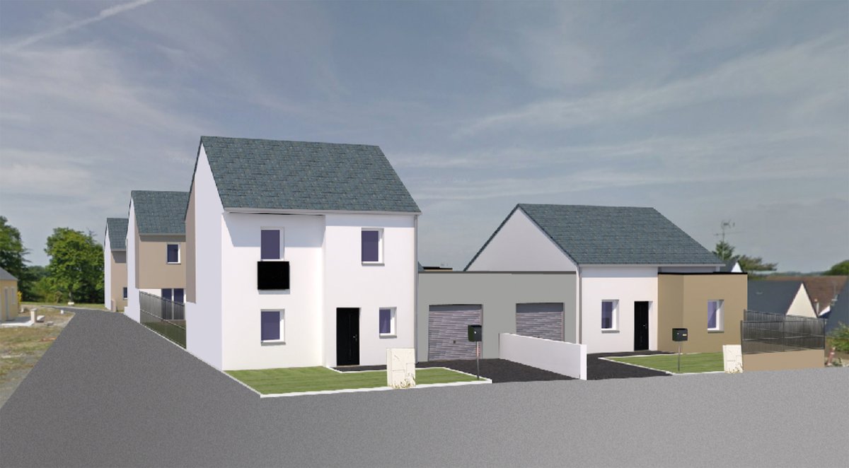 Pose de 1ère pierre de 7 pavillons en centre-bourg de Vaiges. Une opération aux belles performances énergétiques comprenant 5 logements T4 pour des familles et 2 T3 dédiés aux séniors. Livraison prévue début 2026.#HLM🤝avec le soutien de <a href="/Prefet53/">Préfète de la Mayenne</a> <a href="/ActionLogement/">Action Logement</a> <a href="/caissedesdepots/">Caisse des Dépôts</a>