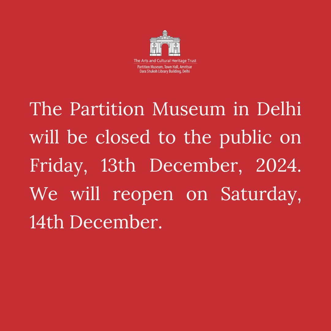 We thank you for your patience. We will resume our regular hours from Saturday, 14th December.
