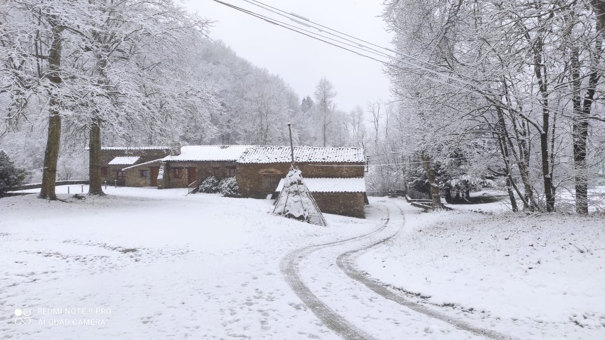 Ha nevat a #camprodon #camping #campingcamprodon #girona