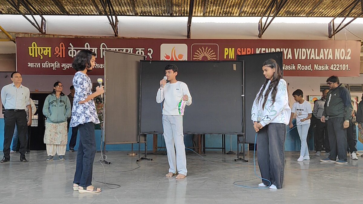 PM SHRI KV ISP Nasik (@ispkv) on Twitter photo Celebration of Bhartiya Bhasha Utsav at PM SHRI KV No.2 ISP Nashik on 11th of December, 2024.
<a href="/KVS_HQ/">Kendriya Vidyalaya Sangathan</a>
<a href="/KvsMumbai/">KVS RO Mumbai</a> Celebration of Bhartiya Bhasha Utsav at PM SHRI KV No.2 ISP Nashik on 11th of December, 2024.
<a href="/KVS_HQ/">Kendriya Vidyalaya Sangathan</a>
<a href="/KvsMumbai/">KVS RO Mumbai</a>