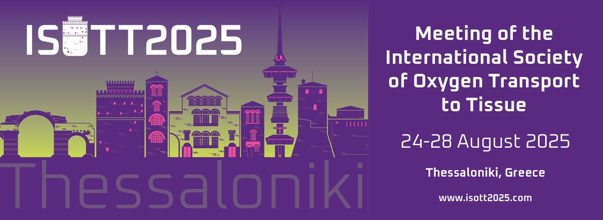 isott2025's tweet image. Discover the vital role of oxygen in health, brain function, and cancer research. Join #ISOTT2025 in Thessaloniki, Greece. Let’s innovate for a healthier future! 🌍
Registration is now open!
bit.ly/ISSOT25
#OxygenTransport #BrainFunction #CancerResearch #BrainHealth