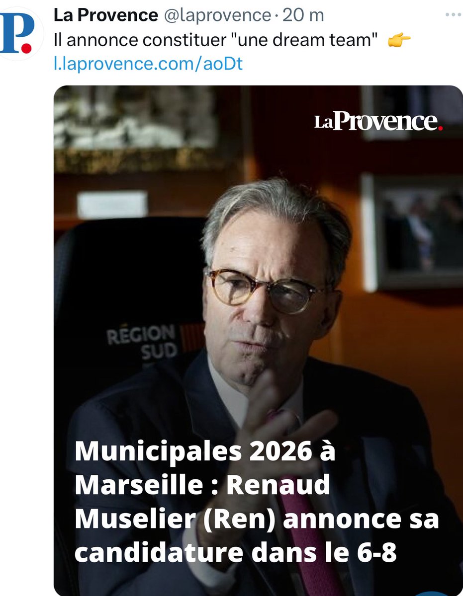 Romain Simmarano 🎗️ (@romainsimmarano) on Twitter photo De l’énergie, de l’enthousiasme, et une vision claire pour Marseille ! Ça fait du bien.
Avec le collectif <a href="/GenerationMRS/">Une Génération pour Marseille</a>, nous répondons présents - nous serons aux côtés de <a href="/RenaudMuselier/">Renaud Muselier</a> pour composer l’équipe ! ✊ De l’énergie, de l’enthousiasme, et une vision claire pour Marseille ! Ça fait du bien.
Avec le collectif <a href="/GenerationMRS/">Une Génération pour Marseille</a>, nous répondons présents - nous serons aux côtés de <a href="/RenaudMuselier/">Renaud Muselier</a> pour composer l’équipe ! ✊