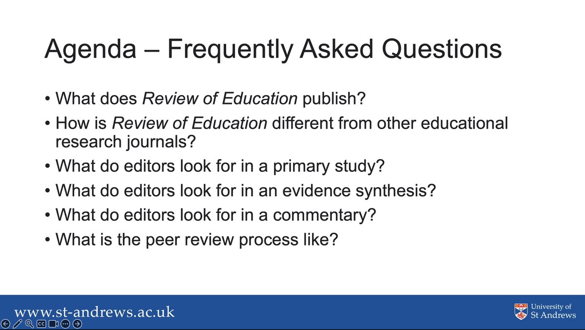 Our Director of Research &amp; Director of Impact &amp; Innovation, Prof <a href="/sinwangchong/">Sin-Wang Chong</a>, is speaking online at <a href="/kingsbschool/">King's Business School</a>, about publishing in <a href="/rev_of_edu/">Review of Education</a>! Sin-Wang will be answering FAQs about the journal