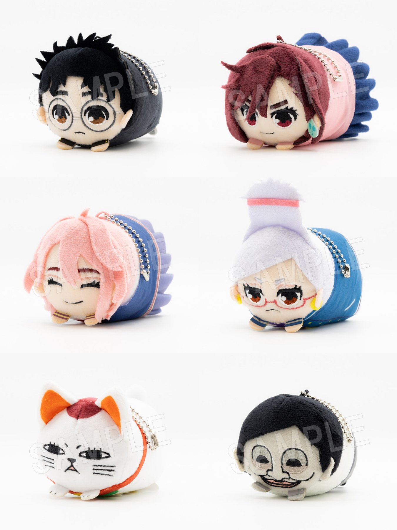 ◆夏休み価格◆【ダンダダン】もちころりんぬいぐるみマスコット(全６種セット) あみあみ限定特典】ダンダダン もちころりんぬいぐるみ