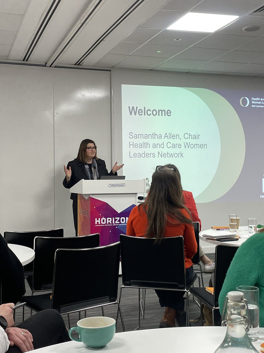 Sabina Hafesji (@sabina_hafesji) on Twitter photo Excited to be at the <a href="/hcwomenleaders/">Health and Care Women Leaders Network</a> annual conference to hear from brilliant speakers & connect with network members and colleagues
Chair of the network <a href="/samanthallen/">Sam Allen 💙</a> kicking off proceedings & encouraging us to challenge the status quo & small actions to drive big changes Excited to be at the <a href="/hcwomenleaders/">Health and Care Women Leaders Network</a> annual conference to hear from brilliant speakers & connect with network members and colleagues
Chair of the network <a href="/samanthallen/">Sam Allen 💙</a> kicking off proceedings & encouraging us to challenge the status quo & small actions to drive big changes