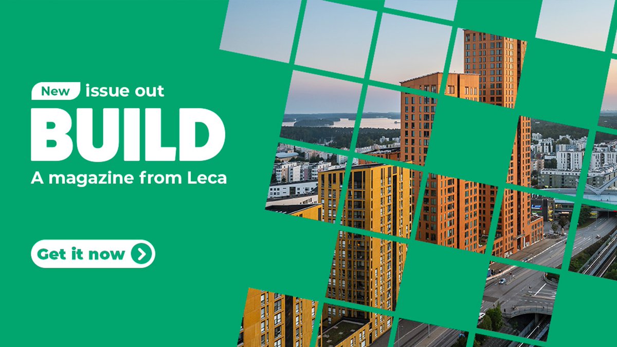 Unwrap Innovation: The Latest Edition of Build by Leca 
 
The next issue of Build is now available 📰 - offering an in-depth look at how Leca® LWA continues to deliver innovative groundwork solutions across a range of engineering disciplines.
leca.co.uk/news/Build-Iss…