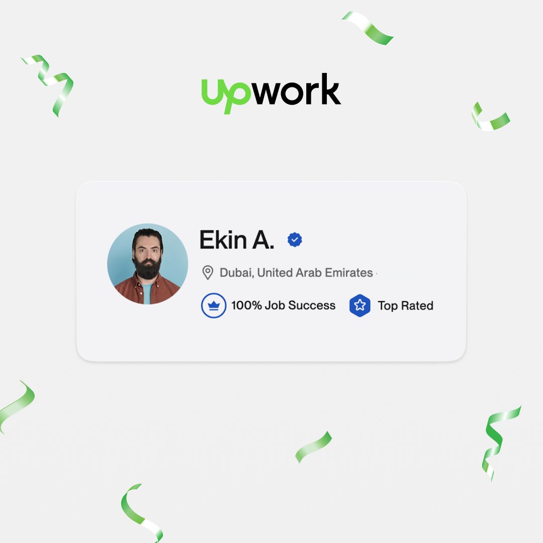 🎉 Excited to share that I’ve completed 20 projects on <a href="/Upwork/">Upwork</a>! This journey has been all about learning, growth, and delivering value through design. Huge thanks to everyone who’s trusted and supported me so far many more goals to chase ahead! 🌟 #freelancer