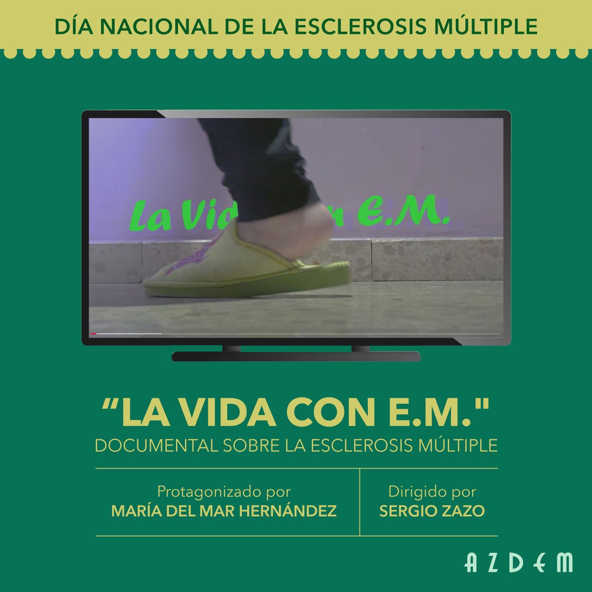 #DíaNacionaldelaEsclerosisMúltiple
Un documental en el que Mª Mar cuenta en primera persona cómo es vivir con la enfermedad y cómo afronta ella los retos que cada día le plantea.
No te lo pierdas: youtu.be/9_W0faUmjD4?si…