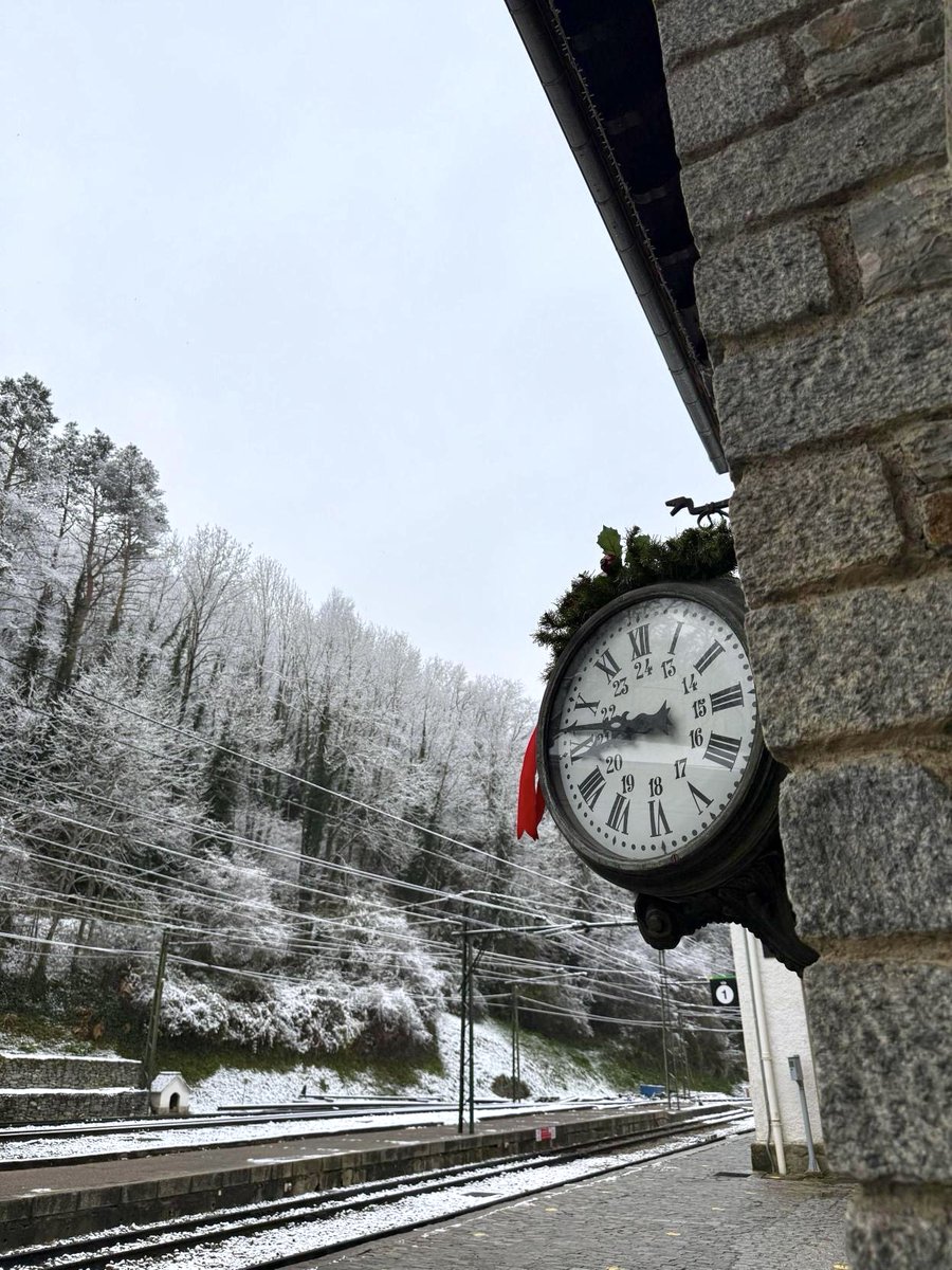 turistren_fgc's tweet photo. Així ens hem llevat avui a Ribes❄️ El recorregut del Cremallera cap a la @ValldeNuria  promet moments d’emoció únics, on cada racó sembla un somni fet realitat ✨ https://t.co/7NH66lip2K