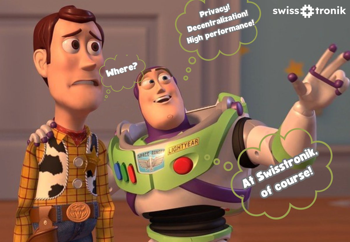 BubbleG16203's tweet image. When you need privacy, decentralization and power at the same time: @swisstronik  solves it! 

Join the future of Web3!
#Swisstronik #Privacy #Blockchainn #Memes