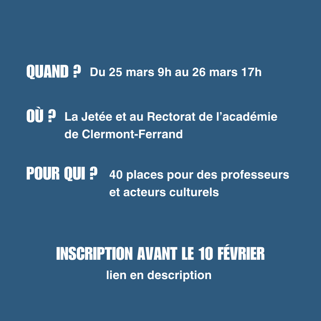 👨‍🏫 Vous êtes un professeur ou un acteur culturel et vous avez envie de mieux comprendre les enjeux et les applications de l’IA ?

🌐 Inscrivez-vous à notre formation PREAC IA avec le lien suivant :

docs.google.com/forms/d/e/1FAI…

<a href="/acclermont/">Académie de Clermont-Ferrand</a> <a href="/reseau_canope/">Réseau Canopé</a> <a href="/LeCnam_Inseac/">Le Cnam #InsEAC</a>