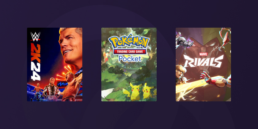 Toornament (@toornament) on Twitter photo 🎮 This month, 3 new games have been added on Toornament.com 🔥
- <a href="/WWEgames/">#WWE2K25</a>
- <a href="/PokemonTCGP/">Pokémon TCG Pocket</a>
- <a href="/MarvelRivals/">Marvel Rivals</a>
If you need to add a missing game feel free to let us know here or on our Discord discord.gg/qWbbkuY🤗 🎮 This month, 3 new games have been added on Toornament.com 🔥
- <a href="/WWEgames/">#WWE2K25</a>
- <a href="/PokemonTCGP/">Pokémon TCG Pocket</a>
- <a href="/MarvelRivals/">Marvel Rivals</a>
If you need to add a missing game feel free to let us know here or on our Discord discord.gg/qWbbkuY🤗