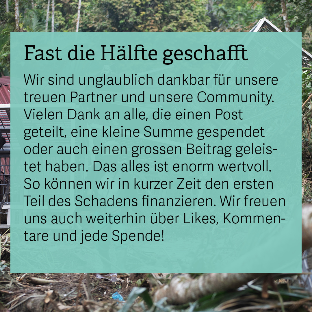 Herzlichen Dank für eure Unterstützung!💚