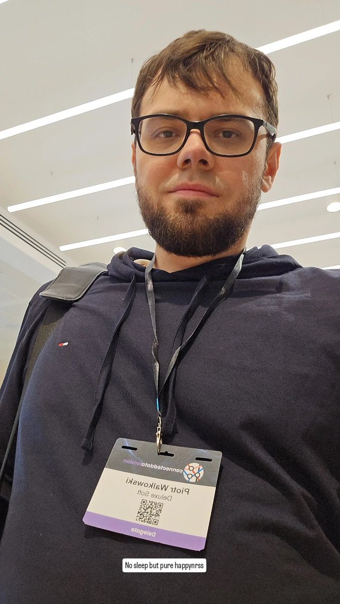 walu911's tweet photo. A bit tired but happy! Finally arrived to #cdl24 https://t.co/PP1dAOnB4j
