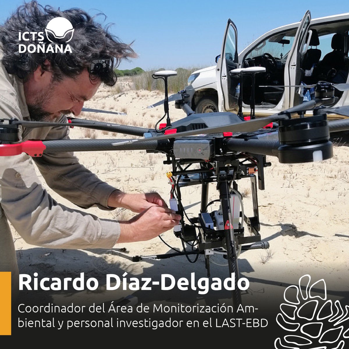 🏞️Entre otras funciones, coordina el seguimiento a escala de paisaje del Espacio Natural de #Doñana de la Plataforma LTSER-Doñana para la Infraestructura Científica eLTER

#ICTSNews #ICTSDoñana #LaboratorioVivo #Ciencia #Biodiversidad