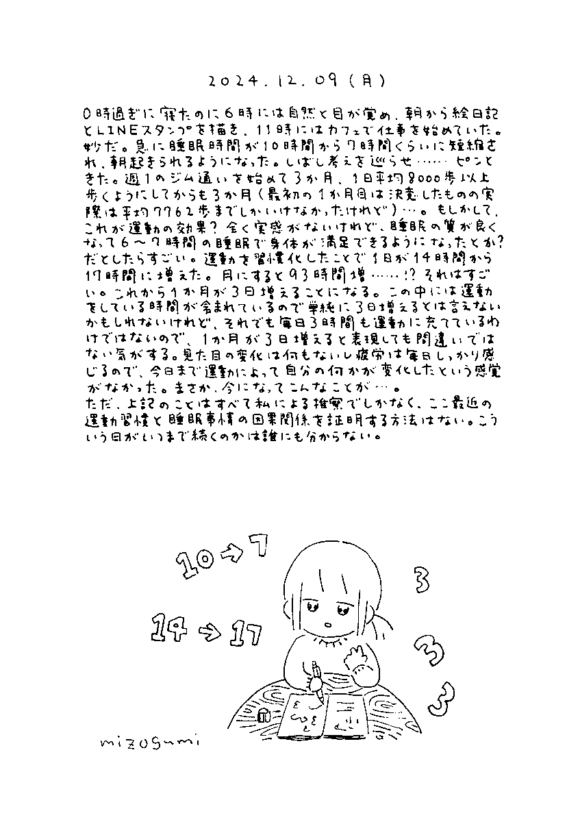 12月9日の絵日記 