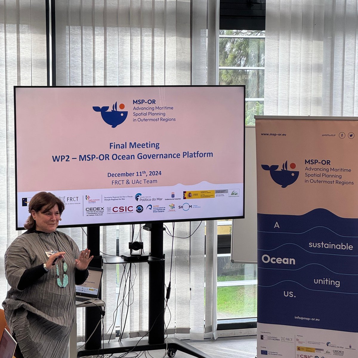 🌐Starting with MSP-OR Ocean Governance Platform (WP2)!

Natali Santos &amp; Helena Calado present how this platform supports regional MSP processes, addresses OR-specific challenges and fosters collaboration among Member States!

Join: platform.msp-or.eu

#MSPforRUP #MSP