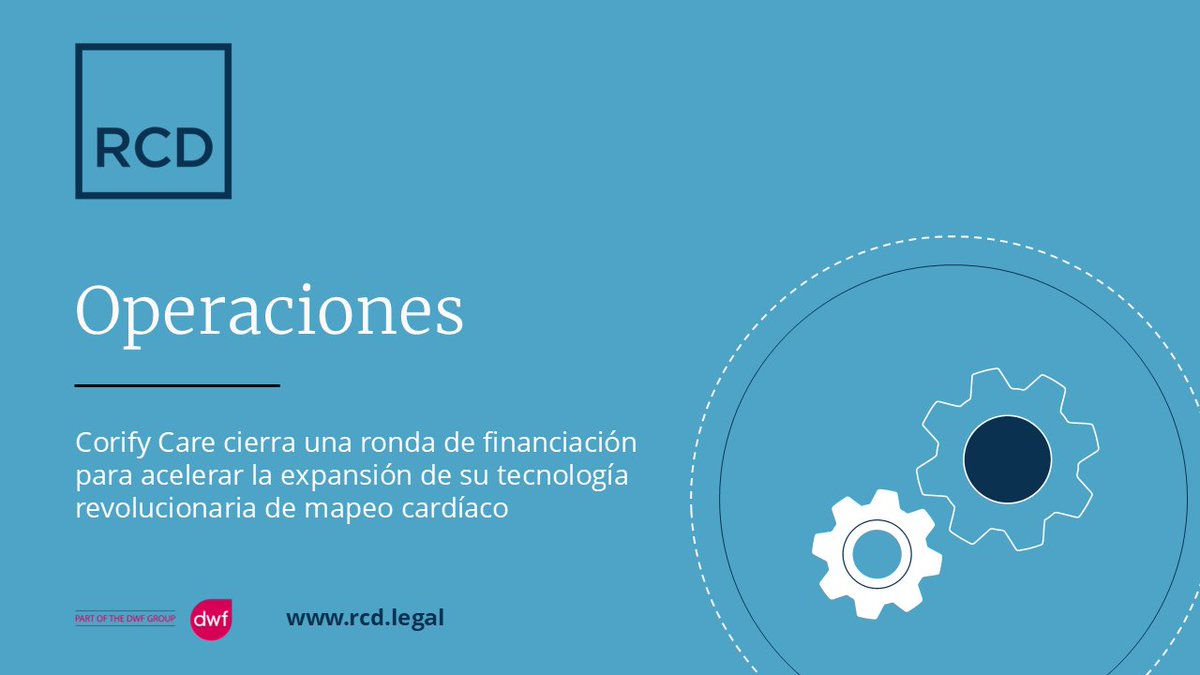 RCD (@rcd_legal) on Twitter photo Hemos asesorado a <a href="/corifyAF/">Corify Care</a>, compañía de tecnología médica, en el cierre de una ronda de financiación para consolidar su liderazgo en el desarrollo de soluciones innovadoras en el campo de la electrofisiología cardíaca.
Más información: lnkd.in/dkGAa4qk Hemos asesorado a <a href="/corifyAF/">Corify Care</a>, compañía de tecnología médica, en el cierre de una ronda de financiación para consolidar su liderazgo en el desarrollo de soluciones innovadoras en el campo de la electrofisiología cardíaca.
Más información: lnkd.in/dkGAa4qk