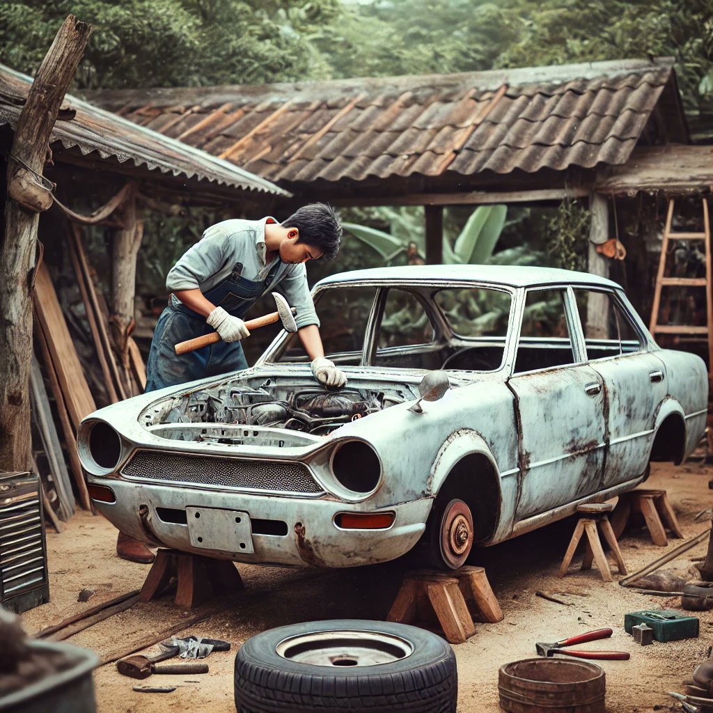 techonelabs's tweet image. techonelabs.net Restoring old car to new one and converting it to electric cars