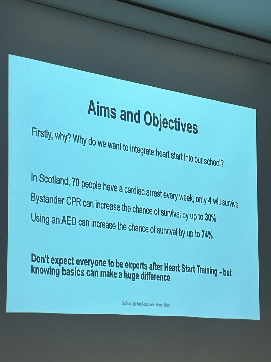Really important CLPL today - Save a Life for Scotland Heart Start
<a href="/StAndrewsCLPL/">St Andrew's CLPL</a>