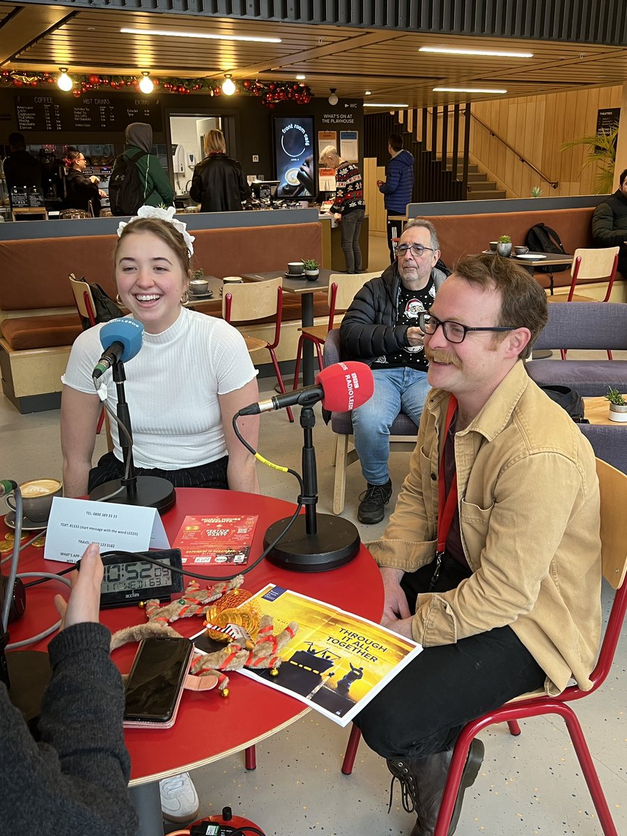 BBC Leeds (@bbcleeds) on Twitter photo Ed Thorpe and Anya de Villiers aka Mr and Mrs Beaver from <a href="/LeedsPlayhouse/">Leeds Playhouse</a>’s The Lion, The Witch and The Wardrobe are here chatting to Gayle! Ed Thorpe and Anya de Villiers aka Mr and Mrs Beaver from <a href="/LeedsPlayhouse/">Leeds Playhouse</a>’s The Lion, The Witch and The Wardrobe are here chatting to Gayle!