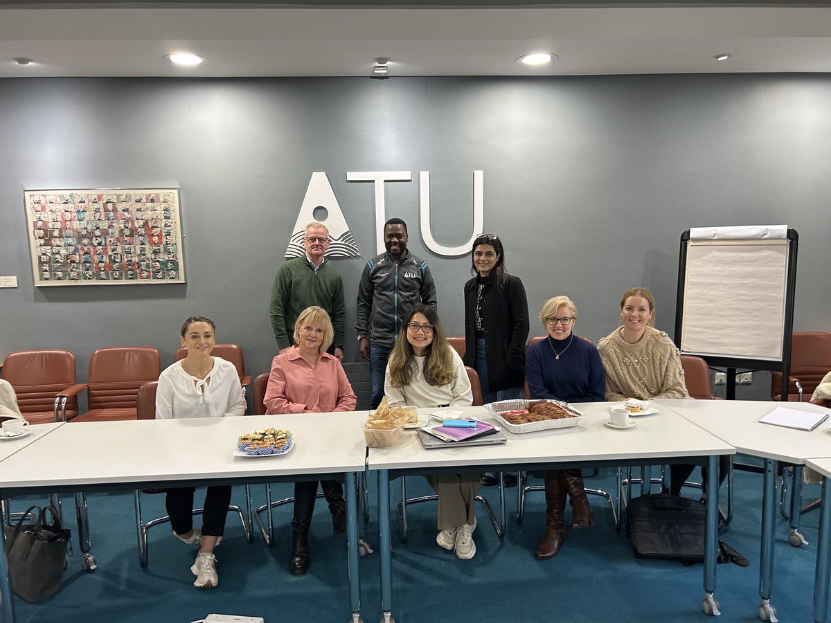 Lively debate, lots of laughs, and home baking! What’s not to love about the FoB #research cafe - a supportive and safe space for our DICE PGRS. #ATU Donegal #research #Faculty of Business #DICE