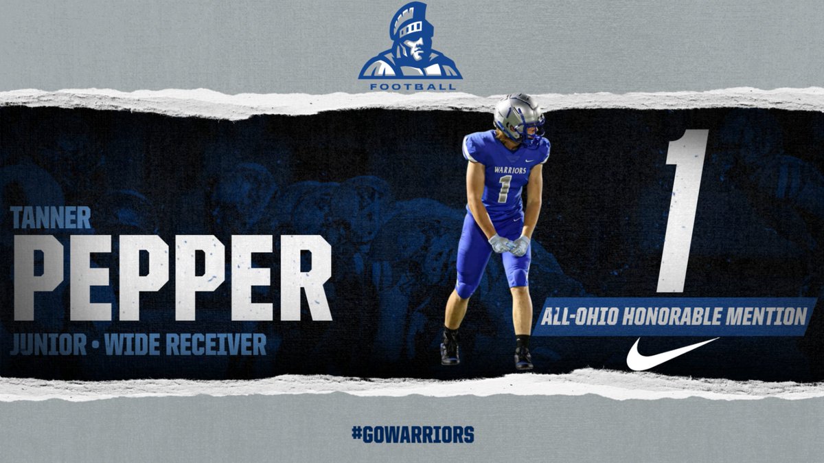 Tanner Pepper DIII All-Ohio Honorable Mention