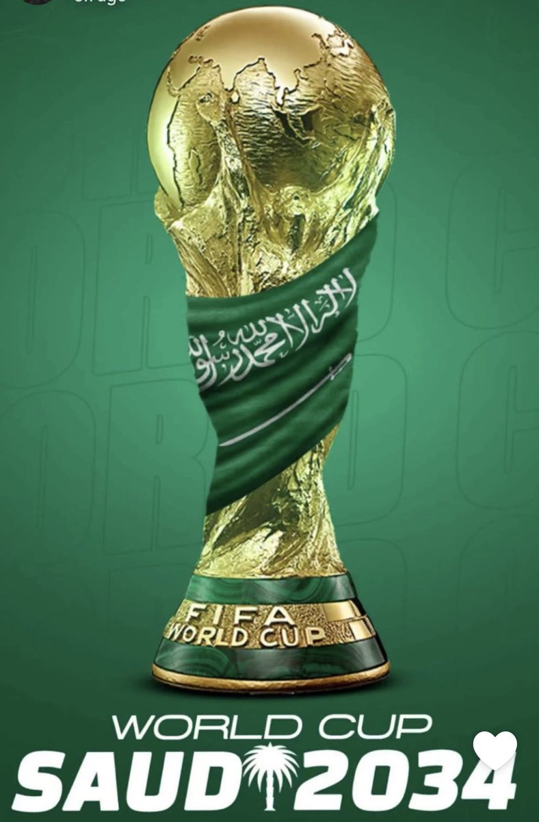 Hmsadulaijan's tweet photo. مجدك لقدّام وأمجادك ورى 🇸🇦
#كاس_العالم_2034 #أهلاً_بالعالم https://t.co/XgbmO162kl