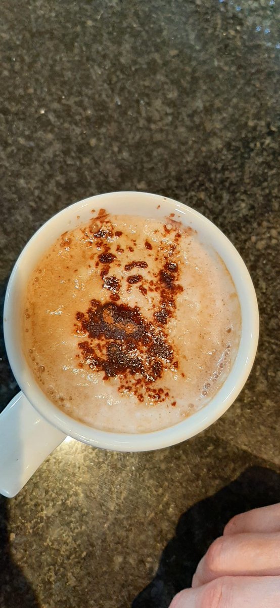 Upon my yearly, inevitable, descent to the nearest major population center I was served this by the useless degree holding barista. Satanism is upon us