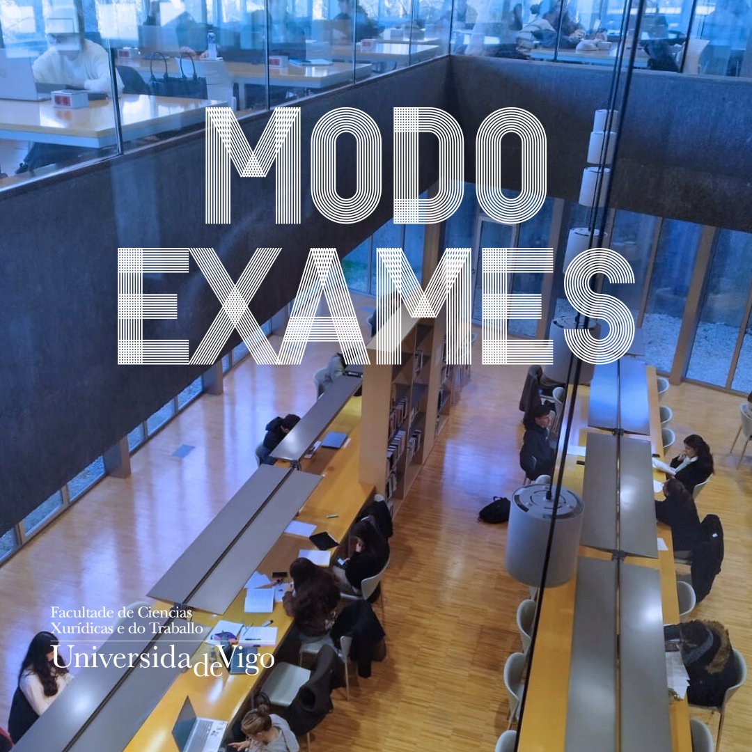 fccxxt's tweet image. En breve arrancan os exames! 🎓
Desexámosvos moita sorte e ánimo nestes días. 

#FCCXXT #exames #RRLL #derecho #dereito #universidade #universidad @uvigo