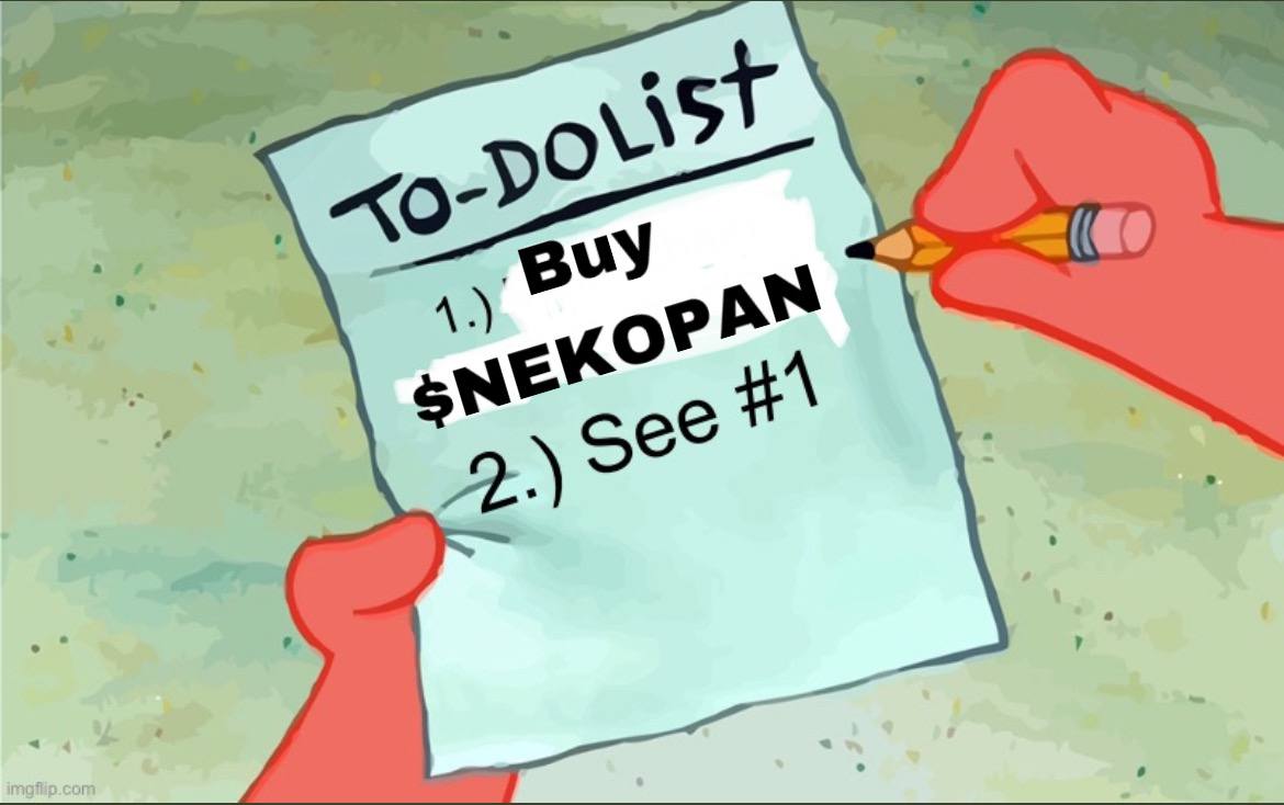 melrekt's tweet image. Dream big ✅
Work hard ✅
Deliver 👀

#NEKOPAN 
#CatBread
#ネコパン