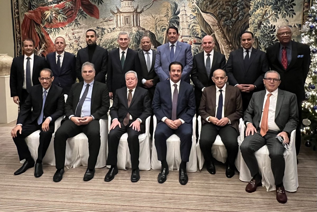 I was honored to attend the Farewell Lunch and present with HE Dr. Jawad Al Hindawi Head of the Arab League Mission and on behalf of their Excellencies the Arab Ambassadors in Brussels, the farewell present to HE Abdulla Al Doseri Ambassador of the Kingdom of Bahrain 🇧🇭 to